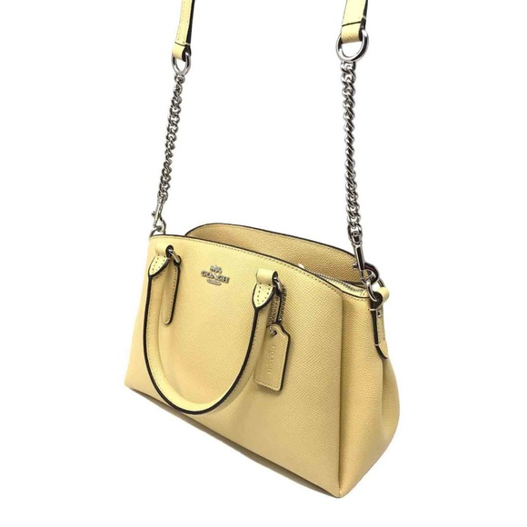 Coach Mini Sage Carryall Crossgrain Leather Bag - Picture 6 of 7